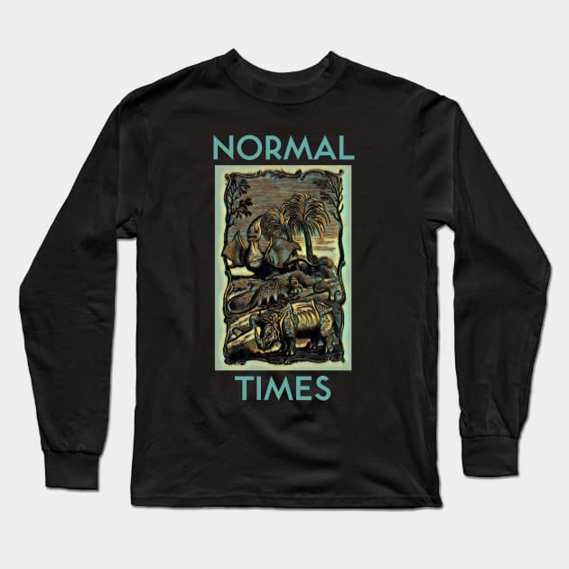 Normal Times Long Sleeve T-Shirt by kenrobin